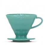 Hario Drip ceramiczny V60-02 - Turkus/Zieleń + 40 filtrów 