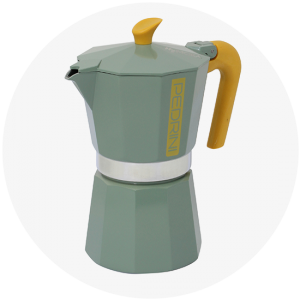 Pedrini MyMoka zielona 6 tz  - kawiarka 300 ml