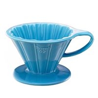 Tiamo Drip ceramiczny V60-02 - Błękitny