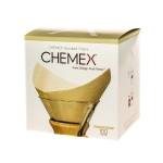 Chemex filtr papierowy brąz. kwadrat 6, 8, 10 filiż., 100 szt.